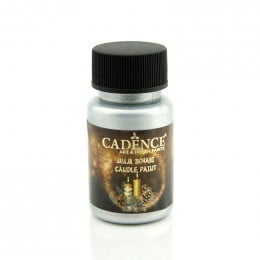 Фарба для свічок і мила на водній основі Cadence Candle Paint, №2132 Срібло, 50 мл