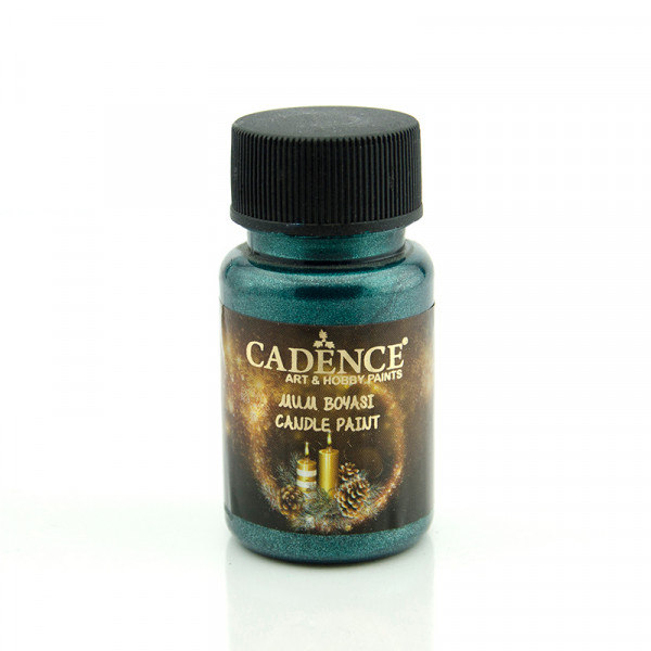 Краска для свечей и мыла на водной основе Cadence Candle Paint, №2140 Петролиум, 50 мл