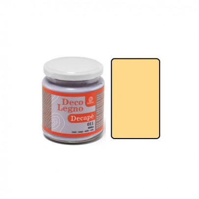Фарба для дерева Decolegno Decape №004 Saffron yellow (Індійський жовтий),250 мл, Ferrario 