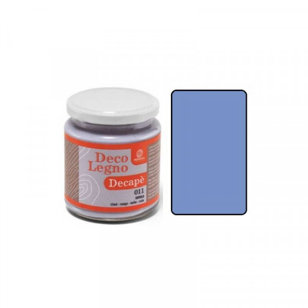 Фарба для дерева Decolegno Decape №009 Mediterranean blue (Лазуровий),250 мл, Ferrario   