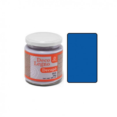 Фарба для дерева Decolegno Decape №012 Atlantic blue (Індіго),250 мл, Ferrario 