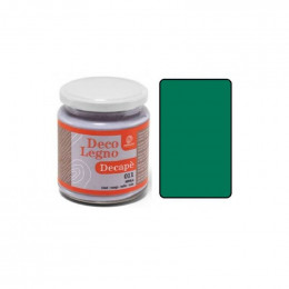 Краска для дерева Decolegno Decape №019 Emerald green (Изумрудный зеленый), 250 мл, Ferrario