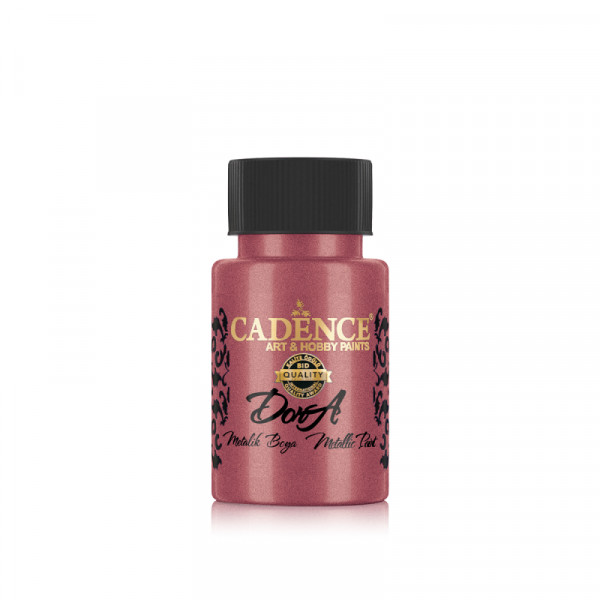 Акриловая краска металлик №133 Красный 50 мл, Cadence Dora Metallic Paint