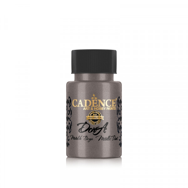 Акриловая краска металлик №138 Антрацит 50 мл, Cadence Dora Metallic Paint