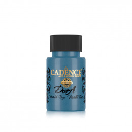 Акриловая краска металлик №140 Петролиум 50 мл, Cadence Dora Metallic Paint