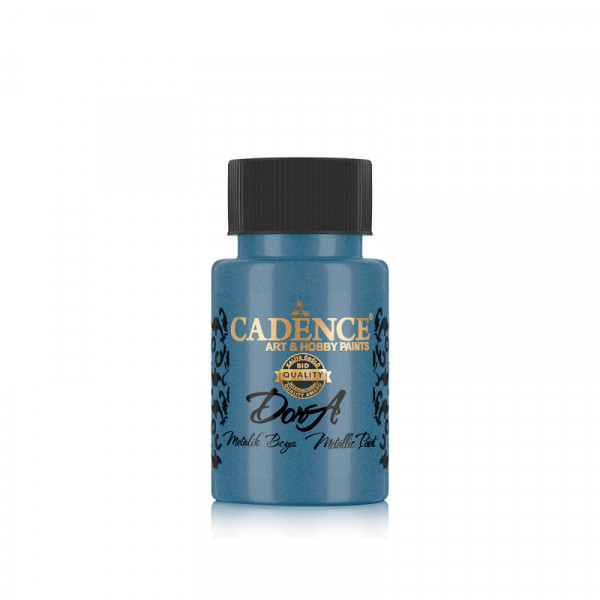 Акриловая краска металлик №140 Петролиум 50 мл, Cadence Dora Metallic Paint