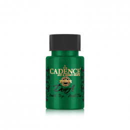 Акриловая краска металлик №141 Изумрудный 50 мл, Cadence Dora Metallic Paint