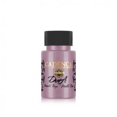 Акриловая краска Cadence Dora Metallic Paint, 50 мл, засушенная роза
