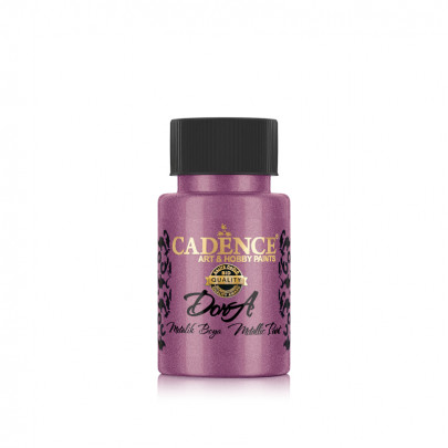 Акриловая краска Cadence Dora Metallic Paint, 50 мл, цикламен