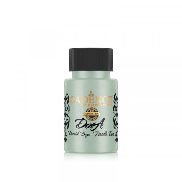 Акриловая краска металлик №146 Ментол 50 мл, Cadence Dora Metallic Paint