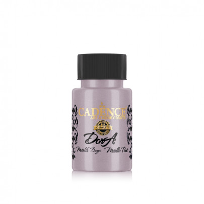 Акриловая краска Cadence Dora Metallic Paint, 50 мл, античный розовый