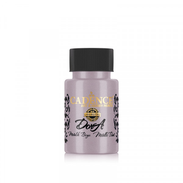 Акриловая краска металлик №147 Античный розовый 50 мл, Cadence Dora Metallic Paint