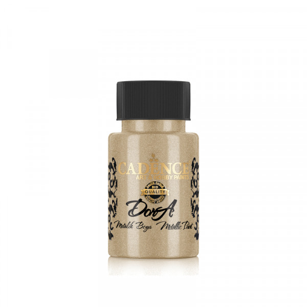 Акриловая краска металлик №150 Античное золото 50 мл, Cadence Dora Metallic Paint