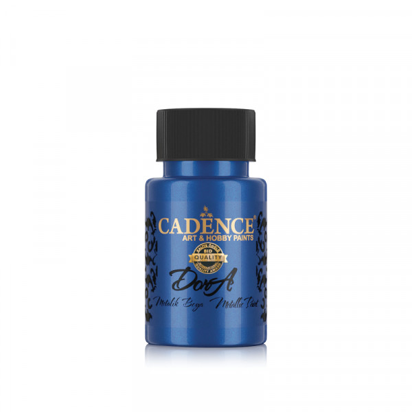 Акриловая краска металлик №154 Синий 50 мл, Cadence Dora Metallic Paint