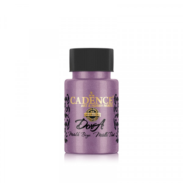 Акриловая краска металлик №156 Аметист 50 мл, Cadence Dora Metallic Paint
