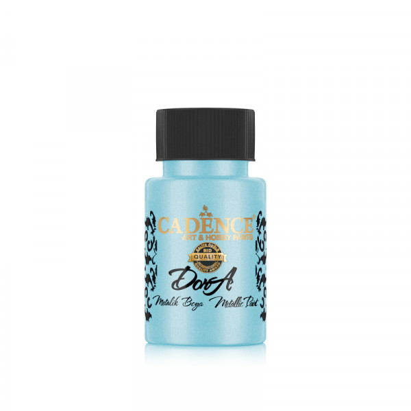 Акриловая краска металлик №163 Нефритовый 50 мл, Cadence Dora Metallic Paint