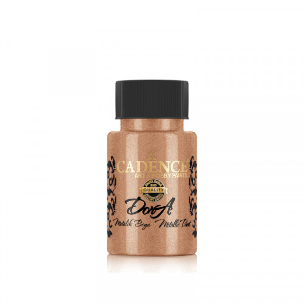 Акриловая краска металлик №167 Бронза 50 мл, Cadence Dora Metallic Paint
