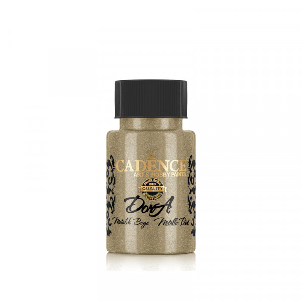 Акриловая краска металлик №171 Золотой перидот 50 мл, Cadence Dora Metallic Paint