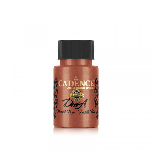 Акриловая краска металлик №173 Медь 50 мл, Cadence Dora Metallic Paint