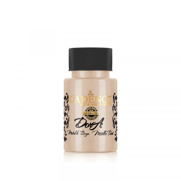 Акриловая краска металлик №185 Камея 50 мл, Cadence Dora Metallic Paint