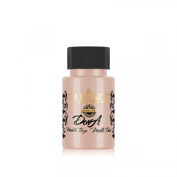 Акриловая краска металлик №192 Лососевый 50 мл, Cadence Dora Metallic Paint