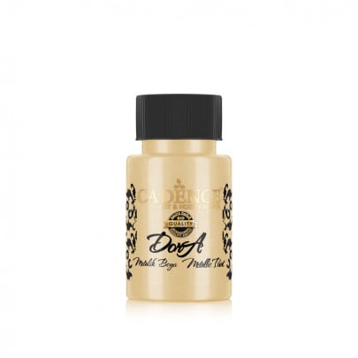 Акриловая краска Cadence Dora Metallic Paint, 50 мл, Золотой песок