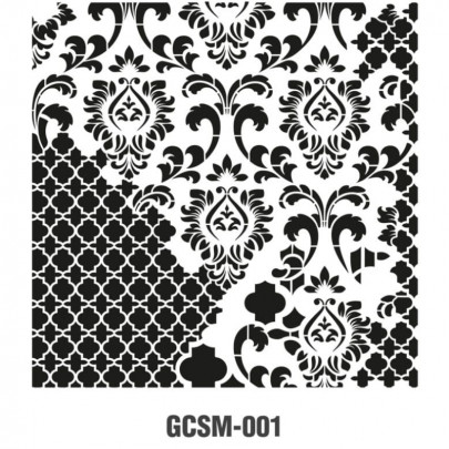 Трафарет, Cadence Grunce Colection GCSM, 25х25 см, GCS-001
