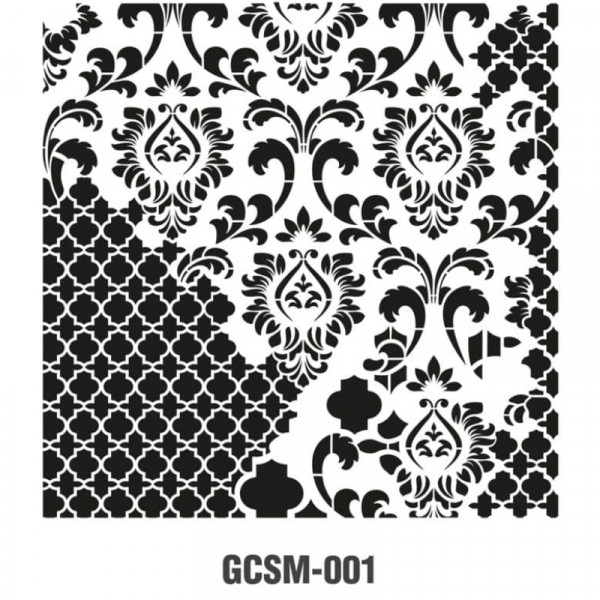 Трафарет, Cadence Grunce Colection GCSM, 25х25 см, GCS-001