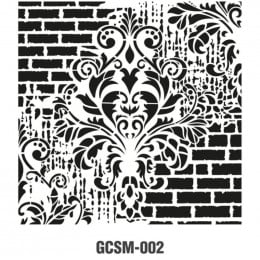 Трафарет, Cadence Grunce Colection GCSM, 25х25 см, GCS-002