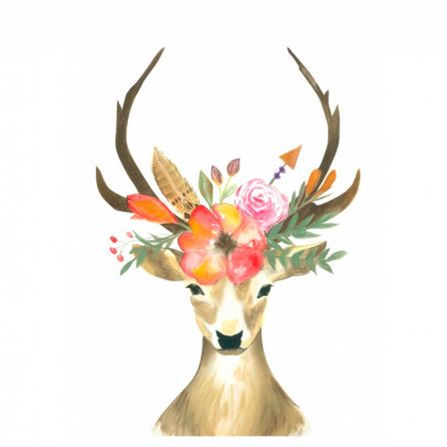 Трансфер для тканини Cadence Watercolor Fabric Transfer KTSB 002, 25*35 см