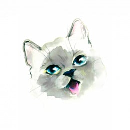 Трансфер для тканини Cadence Watercolor Fabric Transfer KTSB 007, 25*35 см