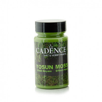 Акриловая краска Cadence с эффектом мха Dark Green Moss Effect, 90 мл