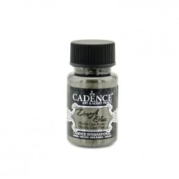 Акриловая краска металлик для стекла и керамики Cadence Dora Glass Metallic & Porcelain Paint, №3138 Антрацит, 50 мл