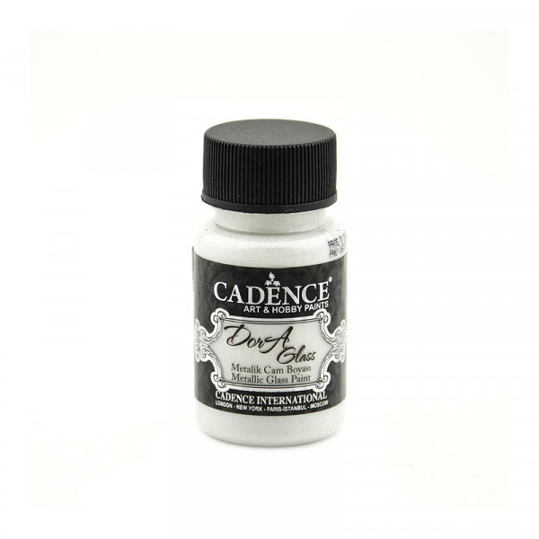 Акрилова фарба металік для скла та кераміки Cadence Dora Glass Metallic & Porcelain Paint, №3152 Перламутровий, 50 мл