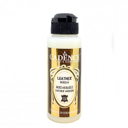 Лак акриловий глянcовий для шкіряних виробів, Leather Varnish, 120 мл, Cadence