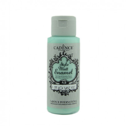Витражные краски для стекла Cadence, матовые Style Matt Enamel, 59 мл/ - № 355, Мятный светлый