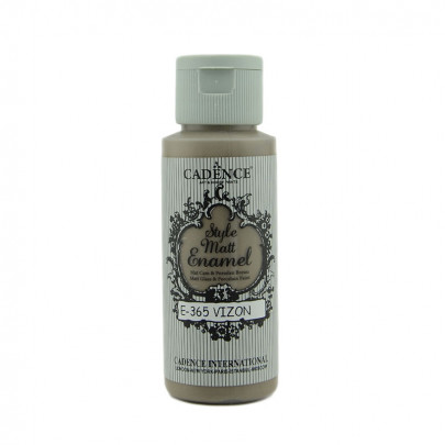 Витражные краски для стекла Cadence, матовые Style Matt Enamel, 59 мл/ - № 365 Латте