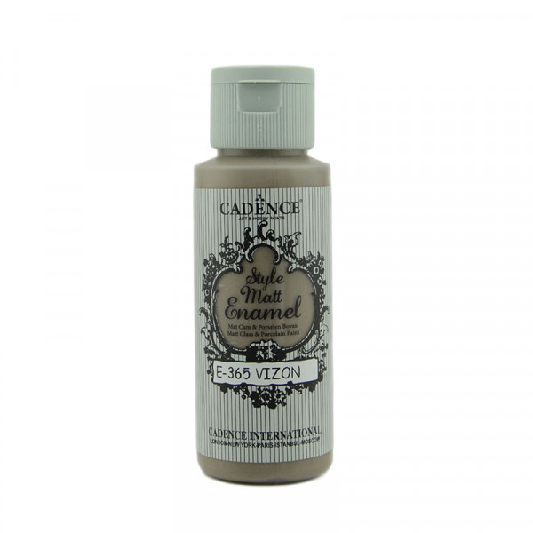 Акрилова матова фарба для скла Cadence Style Matt Enamel, №365 Лате, 59 мл