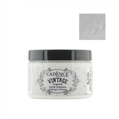 Акриловая краска Cadence с эффектом состаривания Vıntage Legend, 150 мл/ - Белый