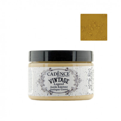 Акриловая краска Cadence с эффектом состаривания Vıntage Legend, 150 мл/ - Желтый оксид