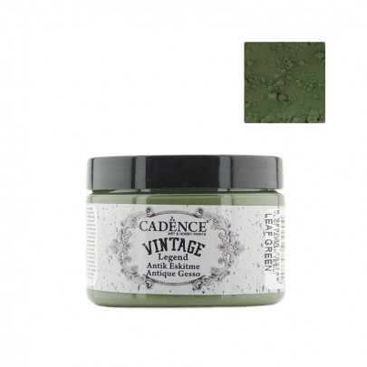 Акриловая краска Cadence с эффектом состаривания Vıntage Legend, 150 мл/ - Зеленый лиственный