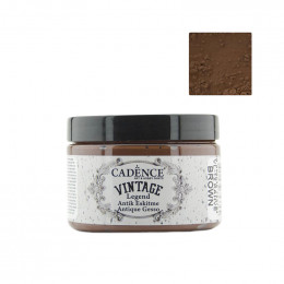 Фарба-грунт на водній основі для ефекту зістарення Cadence Vıntage Legend, №12 Коричневий, 150 мл