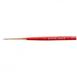 Кисть Ser. 101 Scepter Gold II, №0, к.р., круглая, соболь/синтетика, Winsor&Newton