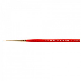 Кисть Ser. 101 Scepter Gold II, №0000, к.р., круглая, соболь/синтетика, Winsor&Newton