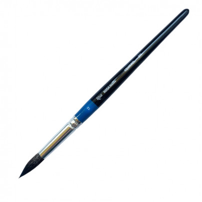 Кисть из ворса белки круглая №12, короткая ручка, 211 ROSA Studio