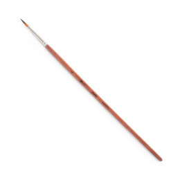 Santi пензель синтетика Studio, коротка ручка, круглий, №4