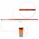 Santi пензель синтетика Studio, коротка ручка, плоский, №6