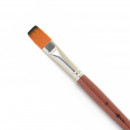 Santi пензель синтетика Studio, коротка ручка, плоский, №18