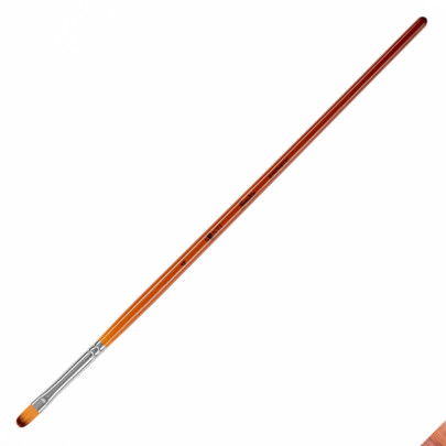 Santi пензель синтетика Studio, коротка ручка, овальний, №4