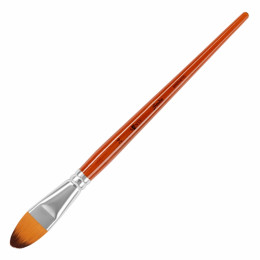 Santi пензель синтетика Studio, коротка ручка, овальний, №24